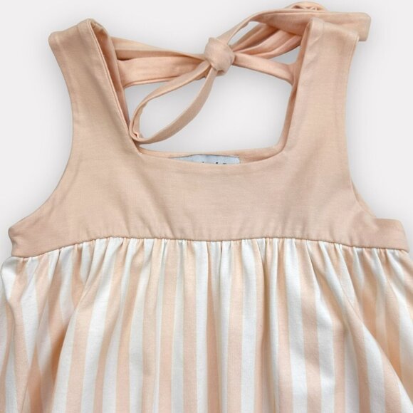 Sz 5 Omi Jo Peaches and Cream Stripe Aunt Heart tunic and sz 6 OJ peach blooms - Picture 6 of 6